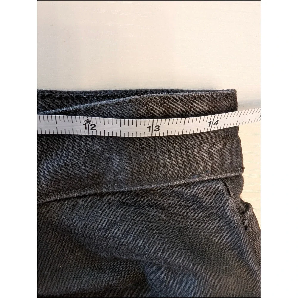 FRAME Beacon Black Sequin Denim Sparkle Disco Edgy Glam‎ Chic Mini Skirt Sz 24